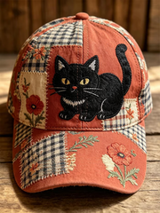 Unisex-Mütze mit niedlichem Katzenmuster