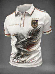 Herren-Fußballshirt mit Deutschland-Druck