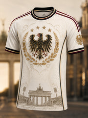 Herren-Fußballkurzarm-T-Shirt aus Deutschland