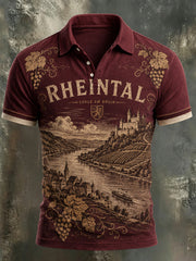 Herrenhemd mit Rheintal-Print, Deutschland