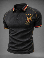 Herren-Fußballshirt mit Deutschland-Druck