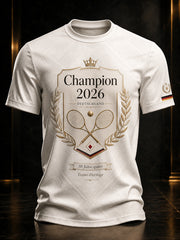 Herren-Tennismeister 2026 – Erinnerungs-T-Shirt