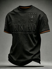 Herren-Fußball-T-Shirt aus Deutschland mit kurzen Ärmeln
