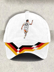 Unisex-Kappe mit Aufdruck der deutschen Fußballlegende