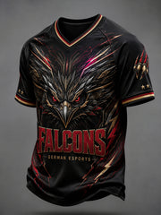 Herren-T-Shirt mit V-Ausschnitt von Germany Falcons