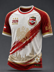 Retro-Österreich 2026 klassisches Freizeit-Fußballtrikot
