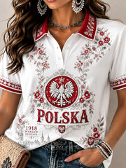 Frauen Polen Polo T-Shirt
