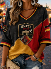 Herren-T-Shirt mit Kurzarm zum Tag der Deutschen Einheit