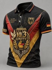 Herren-T-Shirt zum Tag der Deutschen Einheit mit kurzen Ärmeln