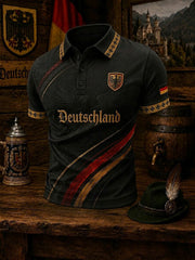 Herren-Fußballshirt mit Deutschland-Druck