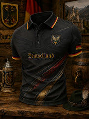 Herren-Fußballshirt mit Deutschland-Druck