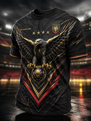 Herren-Fußball-T-Shirt aus Deutschland mit kurzen Ärmeln