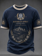 Herren-T-Shirt mit deutschem bayerischem Grafikdruck