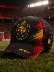 Herrenmütze mit Fußballmotiv