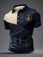 Herren München Deutschland City Print Ruhiges Luxus Shirt
