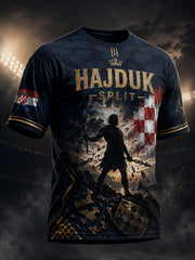 Kroatischer Hajduk Spirit inspirierter Kunstdruck T-Shirt für Männer
