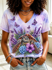 Alzheimer-Krankheit bei Frauen – T-Shirt mit kurzen Ärmeln