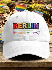 Unisex Berlin Wir stehen mit dir Hut