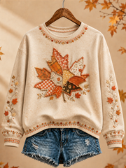 Damen-Herbst-Pullover in normaler Passform