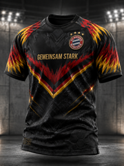Deutsches Fußball-Kurzarm-T-Shirt für Männer