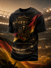 Männer deutsche Fußball kurze Ärmel T-Shirt