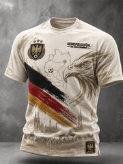 Herren-Fußball-T-Shirt mit kurzen Ärmeln