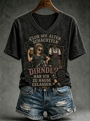 Frauen-T-Shirt mit witzigem Oktoberfest-Print