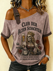 Frauen-T-Shirt mit witzigem Oktoberfest-Print