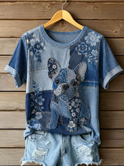 Damen-T-Shirt mit kurzen Ärmeln