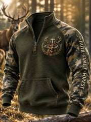 Herren Vintage Traditionelles Rentier muster Bedrucktes Sweatshirt
