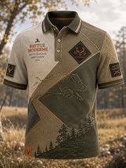 Herren-T-Shirt mit Kurzärmeln zur französischen Jagdsaison