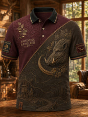 Herren-T-Shirt mit Kurzärmeln zur französischen Jagdsaison