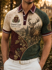 Herren-T-Shirt mit Kurzärmeln zur französischen Jagdsaison