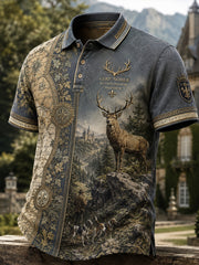 Herren-T-Shirt mit Kurzärmeln zur französischen Jagdsaison