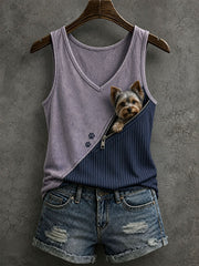 Damen schönes Yorkshire Terrier Tank Top