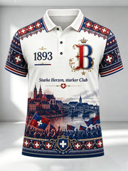 Herren-FC-Basel-Kulturgefühl-Kunstdruck-Polo-Shirt