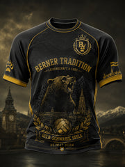 Grafik-Raglan-T-Shirt mit kurzen Ärmeln zum Jubiläum des Herrenfußballclubs