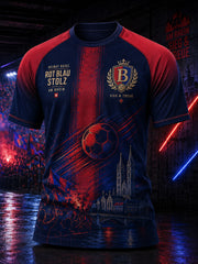 Grafik-Raglan-T-Shirt mit kurzen Ärmeln zum Jubiläum des Herrenfußballclubs