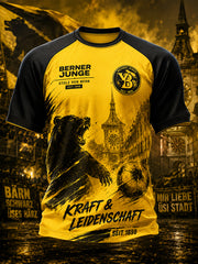 Grafik-Raglan-T-Shirt mit kurzen Ärmeln zum Jubiläum des Herrenfußballclubs