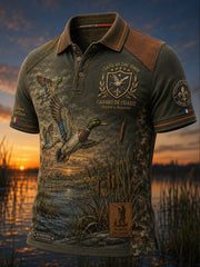 Herren-T-Shirt mit kurzen Ärmeln – Französische Jagdsaison
