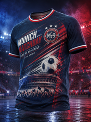 Herren-T-Shirt von Bayern München mit kurzen Ärmeln