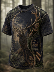 Herren-T-Shirt mit kurzen Ärmeln – Französische Jagdsaison