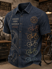 Herrenradfahrerkultur-Shirt mit kurzen Ärmeln