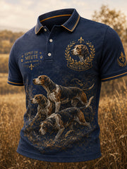 Herren-T-Shirt mit kurzen Ärmeln – Französische Jagdsaison