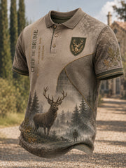 Herren-T-Shirt mit kurzen Ärmeln – Französische Jagdsaison