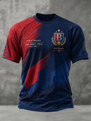 Grafik-Raglan-T-Shirt mit kurzen Ärmeln zum Jubiläum des Herrenfußballclubs