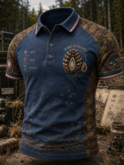 Herren-T-Shirt mit Kurzärmeln zu den europäischen Waldbränden