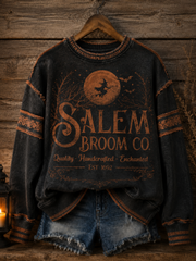 Bedrucktes Sweatshirt der Women's Salem Broom Company