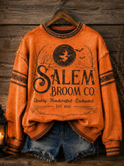 Bedrucktes Sweatshirt der Women's Salem Broom Company
