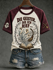 Damen T-Shirt "DIE GEISTER, DIE ICH RIEF" HAlloween Print